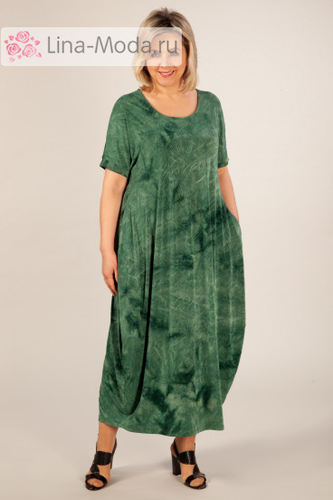 Платье "Лори-2" Милада (Зеленый)