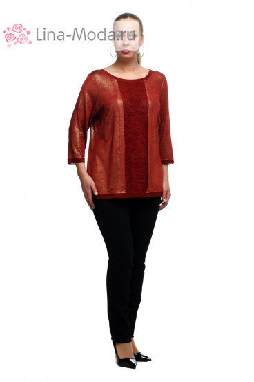 Блуза "Олси" 1810008/3S ОЛСИ (Красный блеск)